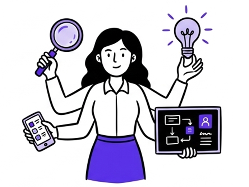 Persona analizando información con claridad